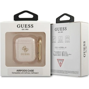 Kup Etui Guess GUA2UCG4GD Apple AirPods cover złoty/gold Glitter Collection - GUE1094GLD - {ean13} - Sklep Home Screen