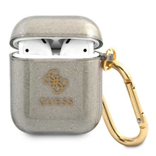 Kup Etui Guess GUA2UCG4GK capac pentru Apple AirPods negru/black Glitter Collection - GUE1095BLK - {ean13} - Sklep Home Screen