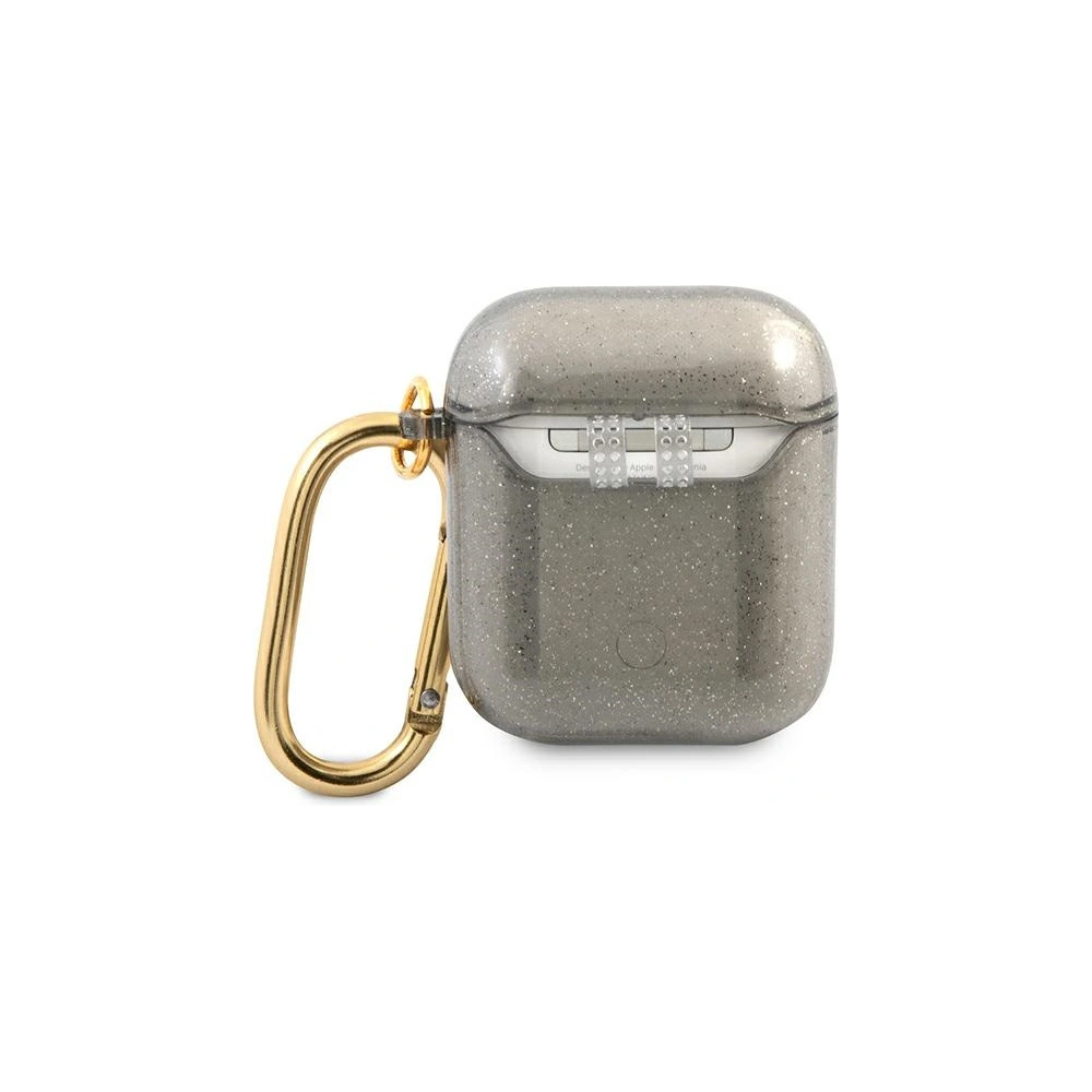 Etui Guess GUA2UCG4GK Apple AirPods cover czarny/black Glitter Collection