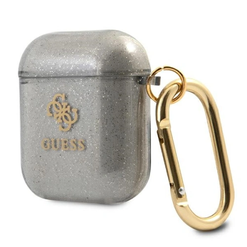 Kup Guess Apple Tasche GUA2UCG4GK AirPods Hülle schwarz/schwarz Glitter Collection - GUE1095BLK - {ean13} - Sklep Home Screen