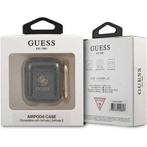 Kup Etui Guess GUA2UCG4GK Apple AirPods cover czarny/black Glitter Collection - GUE1095BLK - {ean13} - Sklep Home Screen