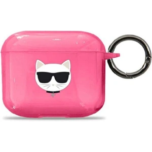 Etui Karl Lagerfeld KLA3UCHFP Apple AirPods 3 kryt růžový/pink Choupette