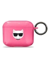 Karl Lagerfeld Apple Tasche KLA3UCHFP AirPods 3 Hülle rosa/rosa Choupette