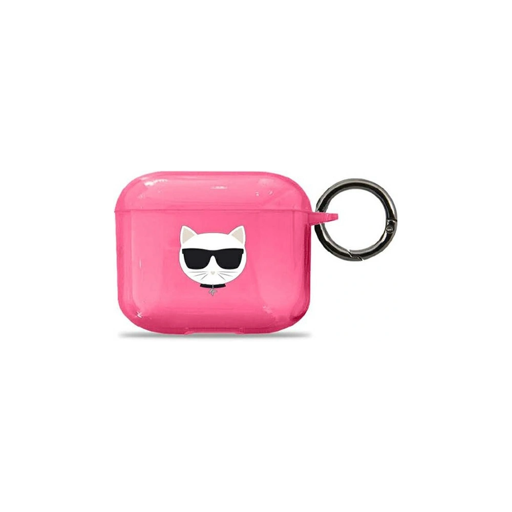 Etui Karl Lagerfeld KLA3UCHFP Apple AirPods 3 cover różowy/pink Choupette