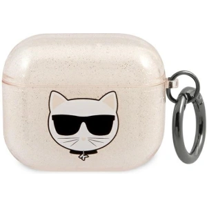 Kup Etui Karl Lagerfeld KLA3UCHGD Apple AirPods 3 cover złoty/gold Glitter Choupette - KLD574GLD - {ean13} - Sklep Home Screen