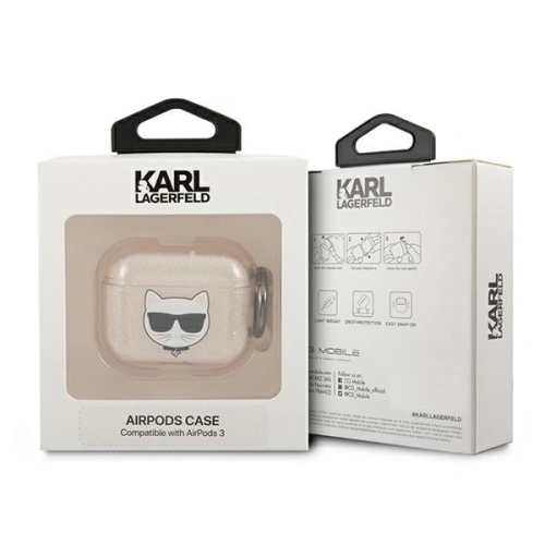 Buy Karl Lagerfeld KLA3UCHGD Apple AirPods 3 cover gold Glitter Choupette - KLD574GLD - {ean13} - Home Screen Store Europe