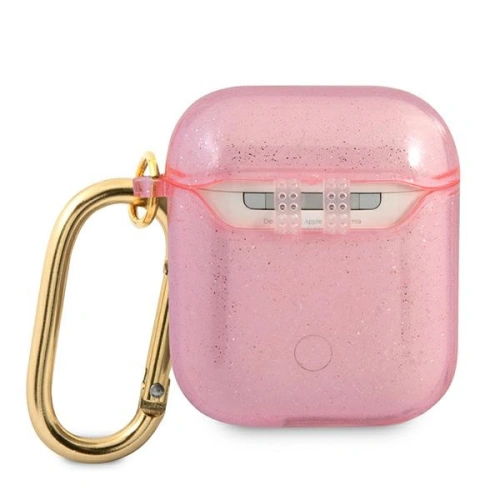 Kup Etui Guess GUA2UCG4GP capac pentru Apple AirPods roz/pink Glitter Collection - GUE1096PNK - {ean13} - Sklep Home Screen