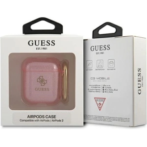 Kup Etui Guess GUA2UCG4GP Apple AirPods cover różowy/pink Glitter Collection - GUE1096PNK - {ean13} - Sklep Home Screen