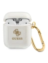 Guess Apple Hülle GUA2UCG4GT AirPods Abdeckung Transparent Glitter Kollektion