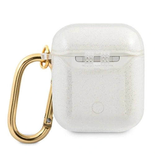 Kup Guess Apple Hülle GUA2UCG4GT AirPods Abdeckung Transparent Glitter Kollektion - GUE1097CL - {ean13} - Sklep Home Screen