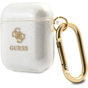 Kup Etui Guess GUA2UCG4GT Apple AirPods cover Transparent Glitter Collection - GUE1097CL - {ean13} - Sklep Home Screen
