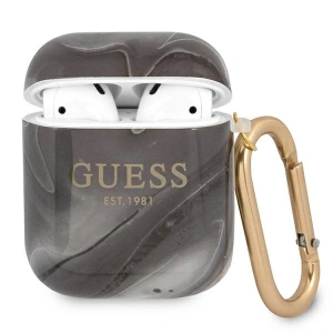 Kup Etui Guess GUA2UNMK pentru Apple AirPods negru/black Marble Collection - GUE1098BLK - {ean13} - Sklep Home Screen