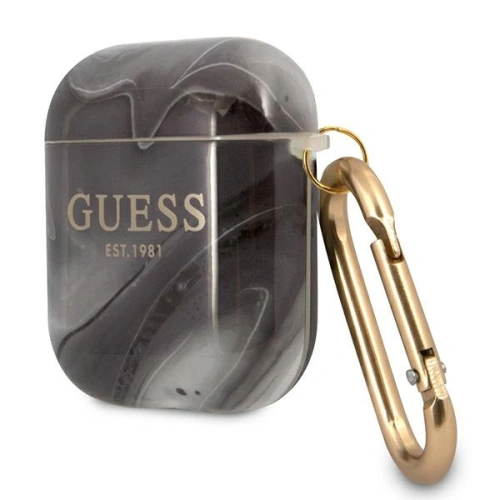 Kup Etui Guess GUA2UNMK Apple AirPods kryt černý/black Marble Collection - GUE1098BLK - {ean13} - Sklep Home Screen