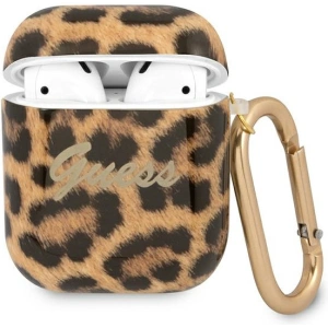 Kup Etui Guess GUA2USLEO pentru Apple AirPods aurie/aur Leopard Collection - GUE1100GLD - {ean13} - Sklep Home Screen