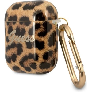 Kup Etui Guess GUA2USLEO Apple AirPods cover złoty/gold Leopard Collection - GUE1100GLD - {ean13} - Sklep Home Screen