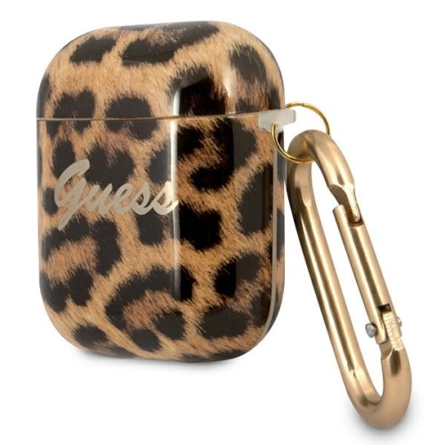 Kup Etui Guess GUA2USLEO Apple AirPods obal zlatý/gold Leopard Collection - GUE1100GLD - {ean13} - Sklep Home Screen