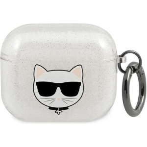 Kup Etui Karl Lagerfeld KLA3UCHGS Apple AirPods 3 cover srebrny/silver Glitter Choupette - KLD577SLV - {ean13} - Sklep Home Screen