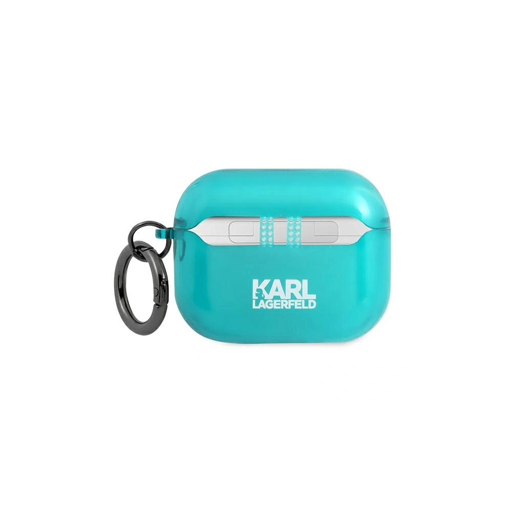 Etui Karl Lagerfeld KLAPUCHFL Apple AirPods Pro cover niebieski/blue Choupette