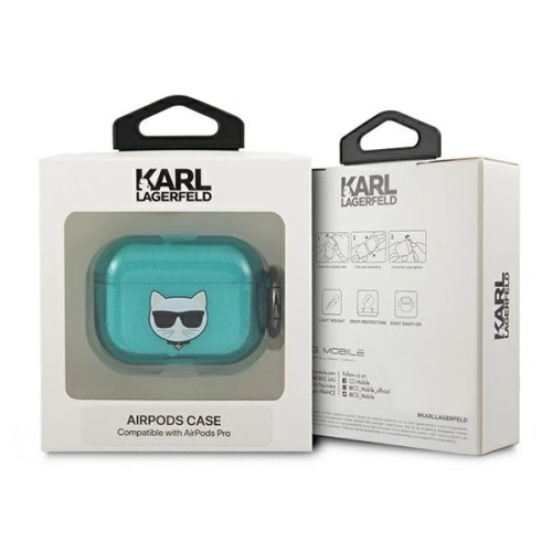 Kup Etui Karl Lagerfeld KLAPUCHFL Apple AirPods Pro cover niebieski/blue Choupette - KLD581BLU - {ean13} - Sklep Home Screen