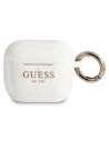 Etui Guess GUA3SGGEH Apple AirPods 3 borító fehér/white Szilikon Csillámmal
