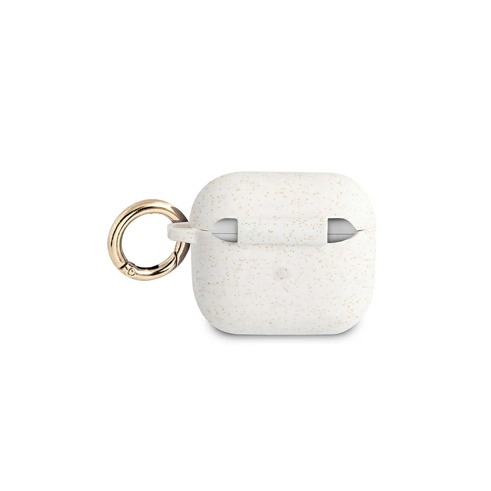 Etui Guess GUA3SGGEH Apple AirPods 3 cover biały/white Silicone Glitter