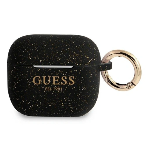 Kup Etui Guess GUA3SGGEK Apple AirPods 3 tok fekete/színes szilikon csillogó - GUE1102BLK - {ean13} - Sklep Home Screen