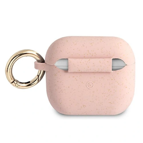 Kup Etui Guess GUA3SGGEP Apple AirPods 3 cover różowy/pink Silicone Glitter - GUE1103PNK - {ean13} - Sklep Home Screen