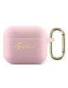 Guess Apple Fall GUA3SSSI AirPods 3 Abdeckung rosa/rosa Silikon Vintage Script