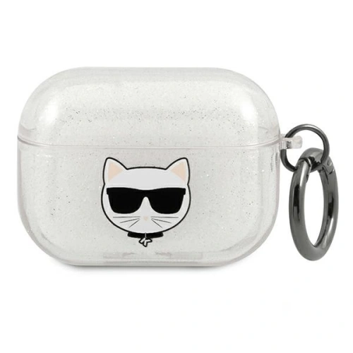 Kup Karl Lagerfeld Apple Tasche KLAPUCHGS AirPods Pro Hülle silber/silber Glitter Choupette - KLD588SLV - {ean13} - Sklep Home Screen