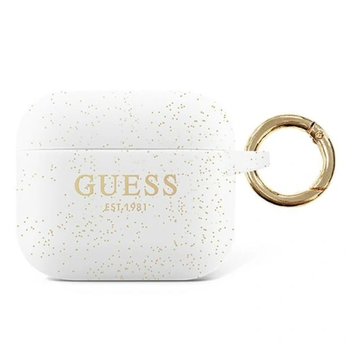 Kup Guess Apple Tasche GUAPSGGEH AirPods Pro Hülle weiß/weiß Silikon Glitter - GUE1111WHT - {ean13} - Sklep Home Screen