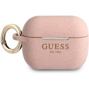 Kup Etui Guess GUAPSGGEP Apple AirPods Pro cover różowy/pink Silicone Glitter - GUE1113PNK - {ean13} - Sklep Home Screen