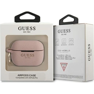 Buy Guess GUAPSGGEP Apple AirPods Pro cover pink Silicone Glitter - GUE1113PNK - {ean13} - Home Screen Store Europe