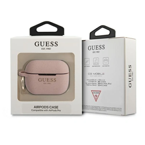 Kup Etui Guess GUAPSGGEP Apple AirPods Pro obal růžový/pink silikonový glitr - GUE1113PNK - {ean13} - Sklep Home Screen