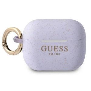 Kup Etui Guess GUAPSGGEU Apple AirPods Pro cover purpurowy/purple Silicone Glitter - GUE1114PRP - {ean13} - Sklep Home Screen