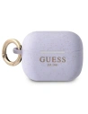 Guess Apple Fall GUAPSGGEU AirPods Pro Abdeckung lila / lila Silikon Glitter