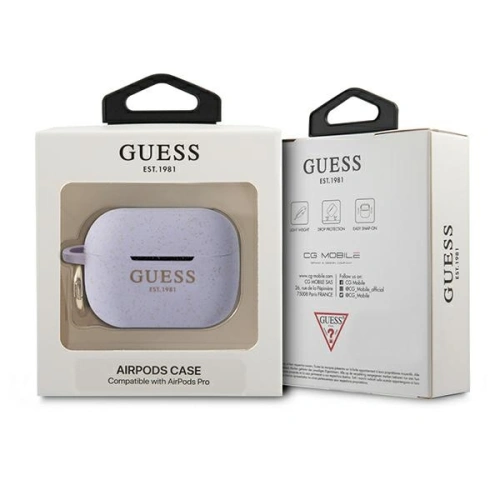Kup Guess Apple Fall GUAPSGGEU AirPods Pro Abdeckung lila / lila Silikon Glitter - GUE1114PRP - {ean13} - Sklep Home Screen