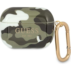 Kup Etui Guess GUAPUCAMA Apple AirPods Pro cover zielony/khaki Camo Collection - GUE1117KHA - {ean13} - Sklep Home Screen