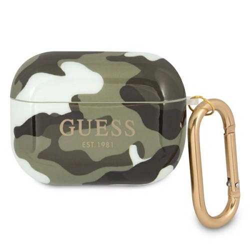 Kup Guess Apple Case GUAPUCAMA AirPods Pro Hülle grün/khaki Camo Kollektion - GUE1117KHA - {ean13} - Sklep Home Screen