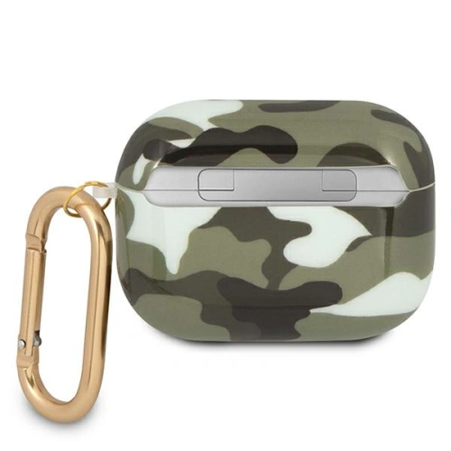 Kup Etui Guess GUAPUCAMA pentru Apple AirPods Pro, verde/khaki Camo Collection - GUE1117KHA - {ean13} - Sklep Home Screen