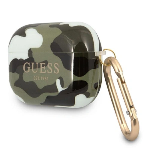 Kup Guess Apple Case GUAPUCAMA AirPods Pro Hülle grün/khaki Camo Kollektion - GUE1117KHA - {ean13} - Sklep Home Screen