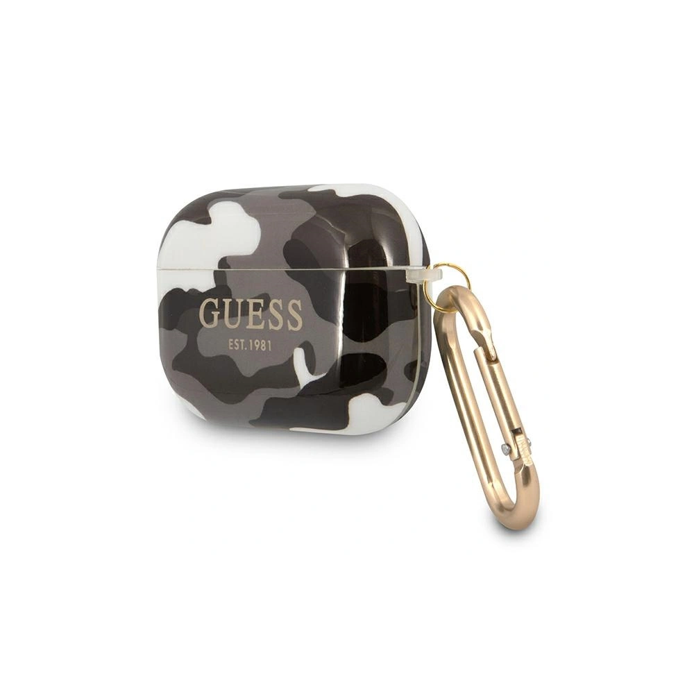 Etui Guess GUAPUCAMG Apple AirPods Pro cover czarny/black Camo Collection