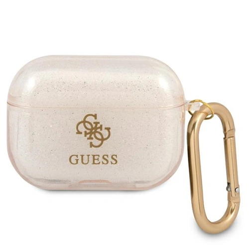 Kup Etui Guess GUAPUCG4GD pentru Apple AirPods Pro aurie/aur Glitter Collection - GUE1119GLD - {ean13} - Sklep Home Screen