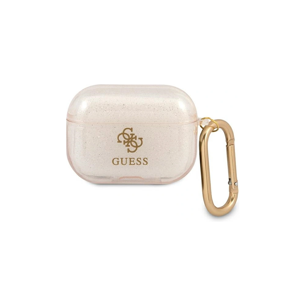 Etui Guess GUAPUCG4GD Apple AirPods Pro cover złoty/gold Glitter Collection