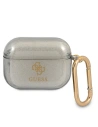 Etui Guess GUAPUCG4GK pentru Apple AirPods Pro culoare neagră/black Glitter Collection