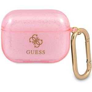 Kup Etui Guess GUAPUCG4GP Apple AirPods Pro cover różowy/pink Glitter Collection - GUE1121PNK - {ean13} - Sklep Home Screen