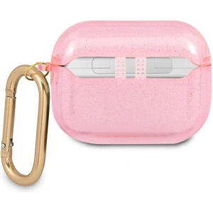 Kup Etui Guess GUAPUCG4GP pentru Apple AirPods Pro roz/glitter roz Colecția Glitter - GUE1121PNK - {ean13} - Sklep Home Screen