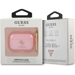 Buy Guess GUAPUCG4GP Apple AirPods Pro cover pink Glitter Collection - GUE1121PNK - {ean13} - Home Screen Store Europe