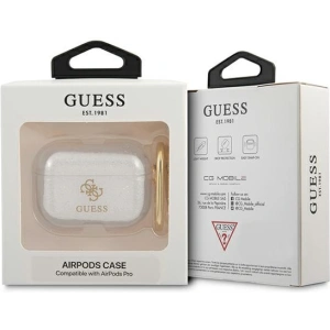 Kup Etui Guess GUAPUCG4GT pentru Apple AirPods Pro capac Colecția Glitter Transparent - GUE1122CL - {ean13} - Sklep Home Screen