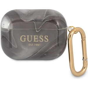 Buy Guess GUAPUNMK Apple AirPods Pro cover black Marble Collection - GUE1123BLK - {ean13} - Home Screen Store Europe