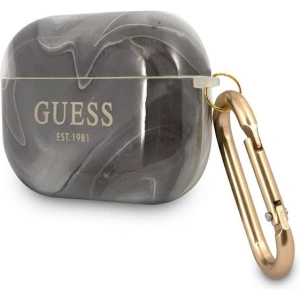 Buy Guess GUAPUNMK Apple AirPods Pro cover black Marble Collection - GUE1123BLK - {ean13} - Home Screen Store Europe